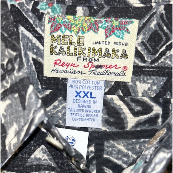 REYN Spooner NWT Holiday ALOHA Hawaiian Shirt  2XL - Picture 2 of 8